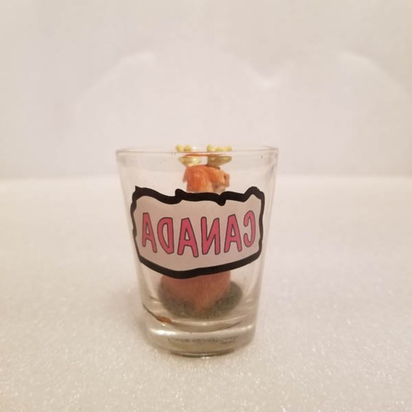 Halifax NS Moose bobblehead shot glass - Picture 3 of 6